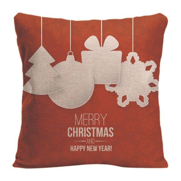 

cotton linen christmas sale on red throw pillow case decorative cushion cover pillowcase customize gift by lvsure for sofa seat cushion/deco