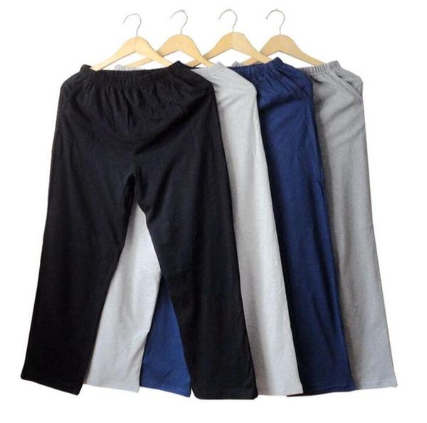 

men's sleepwear 2021 pijama hombre cotton fabric male sheer mens pants comfortable loose sleep bottoms trousers plus size pajama homewe, Black;brown