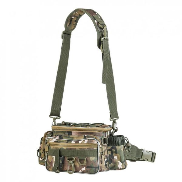 

fishing accessories durable 34 x17x 16cm outdoor camouflage waist shoulder messenger bag reel lure pography camera storage