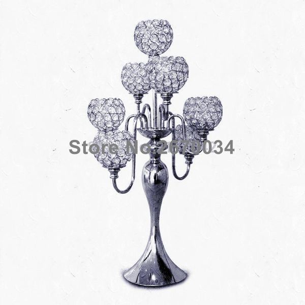 

party decoration metal flower vase decoration, trumpet centerpiece