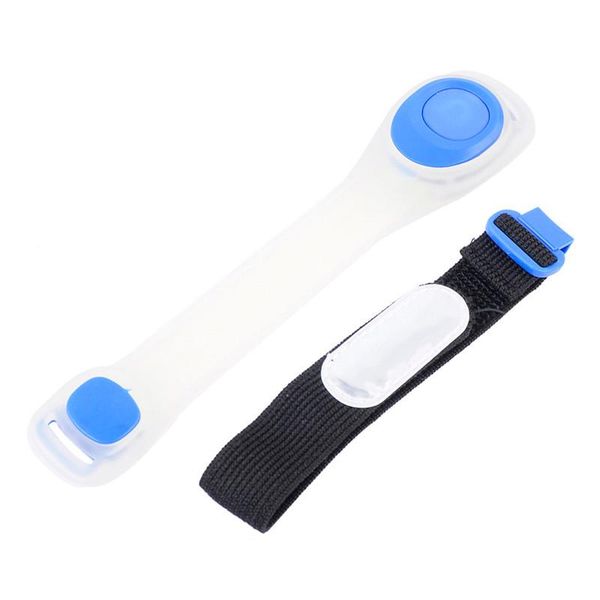 

wrist support 1pcs led reflective light arm armband strap safety belt for night running cycling hand wristband bracelets 8, Black;red