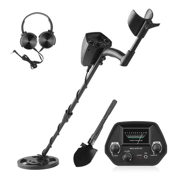 

metal detectors detector gold treasure digger detection instrument for children-with headphone & shovel pouch