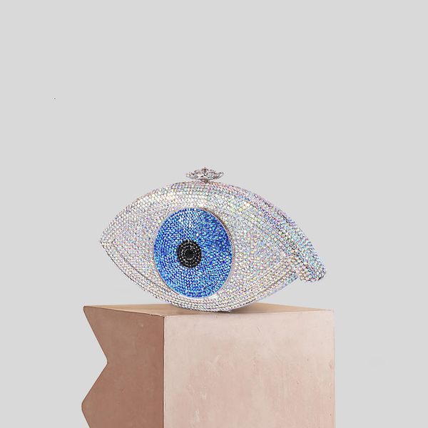 

evening bags net red women's fashion portable dinner mirage devil's eye evening dress hand evening