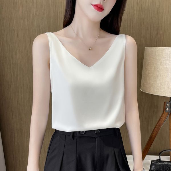 

v-neck net red suspender vest women's summer suit with bottom coat, Black;white