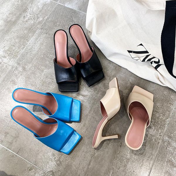 

slippers sklfgxzy summer women genuine leather fashion outdoor indoor party shoes 100% cowhide sandals, Black