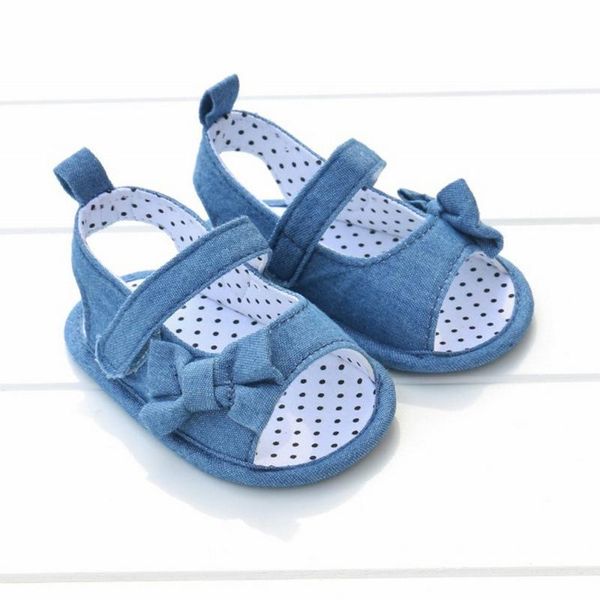 First Walkers Est Baby Girls Bow Princess Shoes Summer Spring Soft Anti-slip Presepe 0-18M Butterfly-knot Children Walker