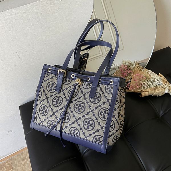 

2021 summer new printed shopping bag canvas tote trend women's temperament good quality single shoulder diagonal bag