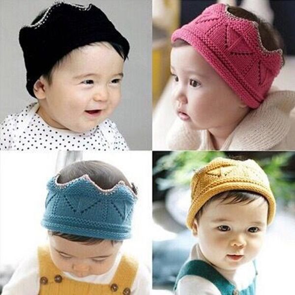 Berretti Cappelli 4 pezzi Cappello lavorato a maglia per bambini Berretto invernale per bambina nato all'ingrosso regolabile Accessori per abbigliamento per bambini Set per bambini di alta qualità all'ingrosso