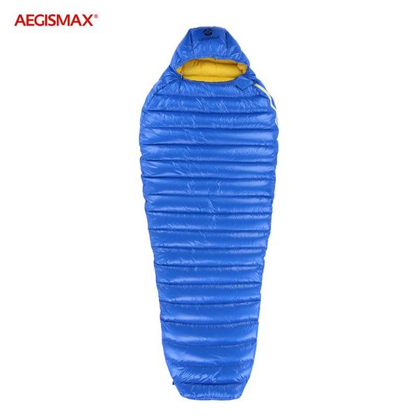 

sleeping bags aegismax 2021 product leto outdoor camp hiking ultra dry white down bag mummy type water repellent