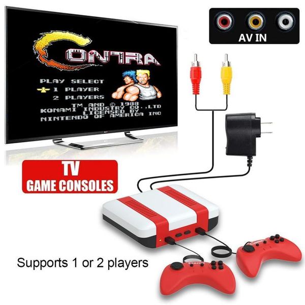 

portable game players handheld video console built-in 620 retro tv player av out-put kids toy gift