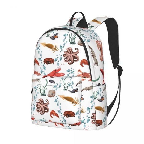 

backpack fashion sea ocean animals shoulder bag school bookbag for teenagers