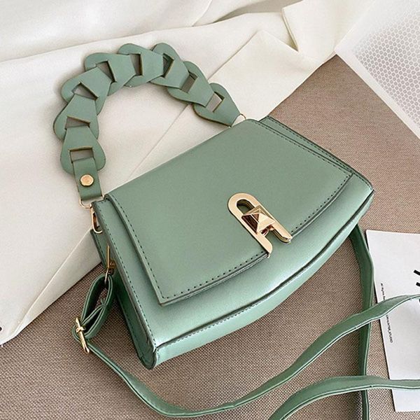 

fashion casual women shoulder bags designer brand messenger female chain handbag 2021 fresh irregular solid color cross body
