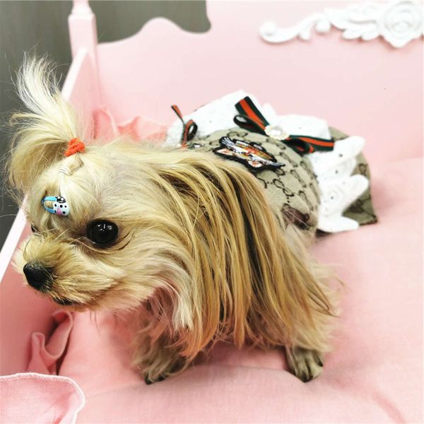 

the dog clothes summer embroidery lovers dog clothing pet products