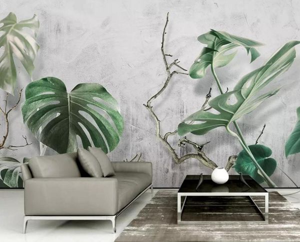 

wallpapers [self-adhesive] 3d tropical plants 4552 wall paper mural print decal murals