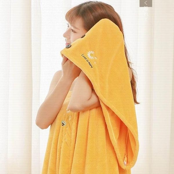 

towel hair bath shower thick dry hat microfiber turban lady girl quick drying wrap bathing cap women beach