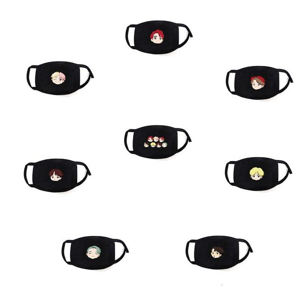 

bullet youth league bts peripheral big head cute dust cold proof mask for men women in autumn and winter