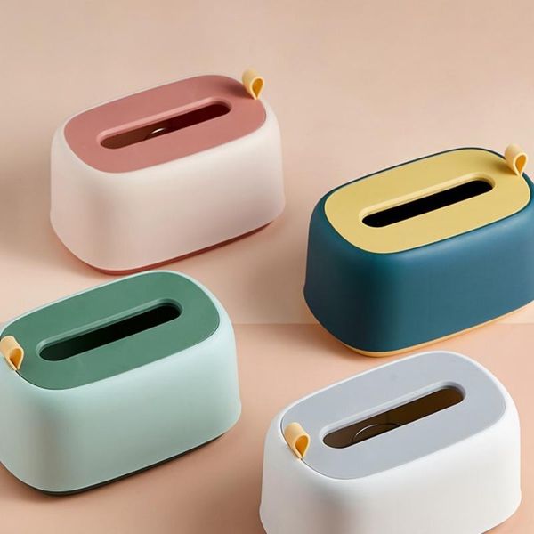 

tissue boxes & napkins paper box home kitchen living room creative toilet bathroom seamless wall-mounted upside down punch storage