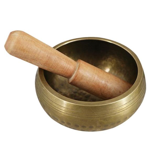 

bowls 1 set of copper singing bowl meditation healing with wood stick