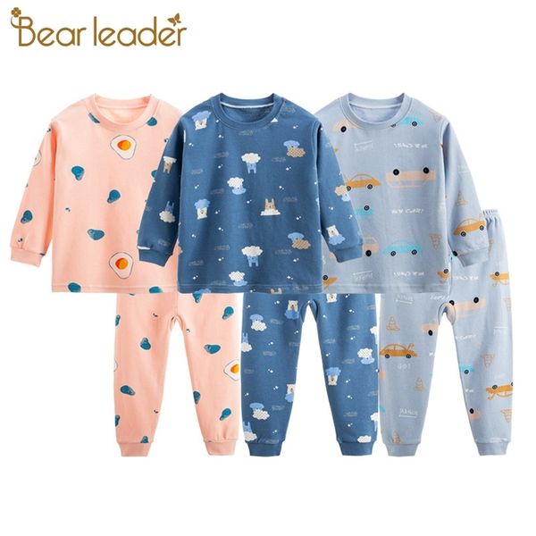 

teenager girls autumn clothing sets fashion cartoon print and pants kids outfits casual clothes soft suits 210429, White