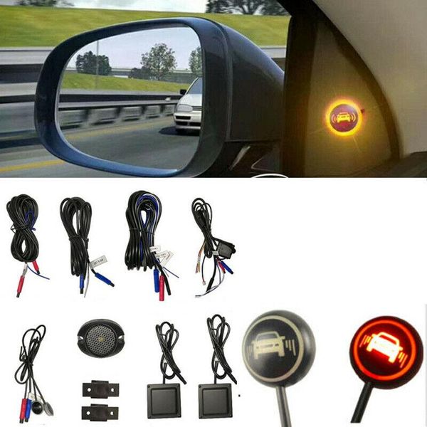 

car rear view cameras& parking sensors est blind spot mirror radar detection system bsd bsa bsm microwave monitoring assistant driving secur