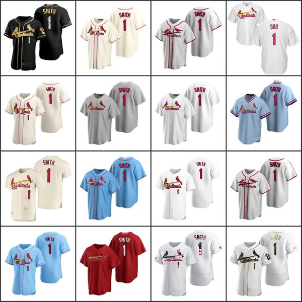 

st. louis cardinals men 1 ozzie smith women youthjersey, Black;red