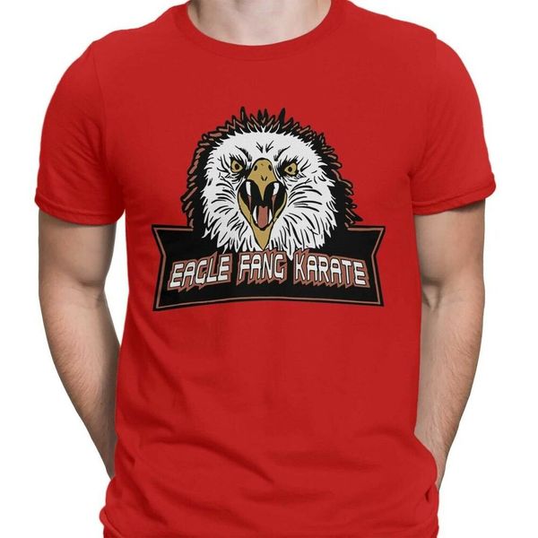 

eagle fang karate funny t-shirt, White;black