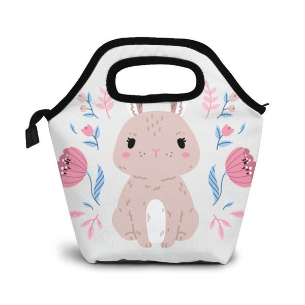 

lunch bag lunch/ice bags portable insulated picnic box for women men organizer, Blue;pink
