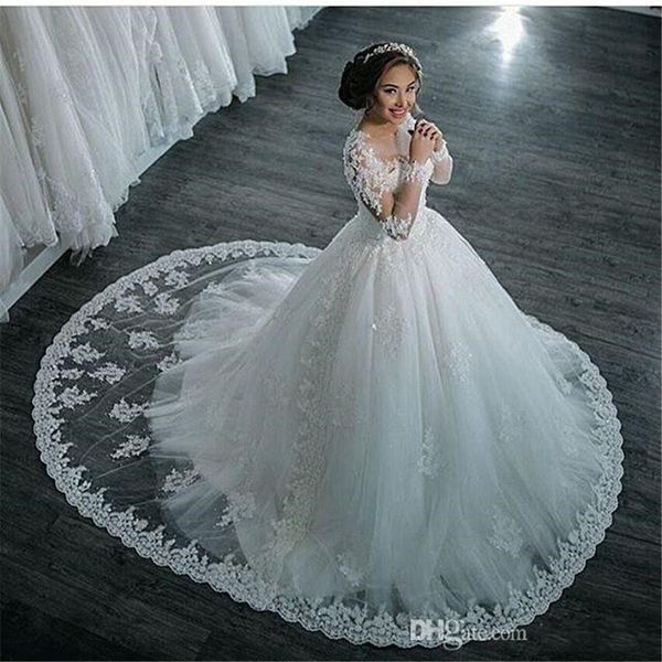 

2022 new elegant luxury elegant super wedding dress sleeves, White