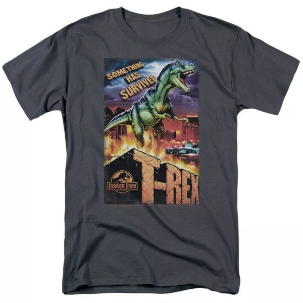 

jurassic park rex in the city t-shirt sizes s-3x new, White;black