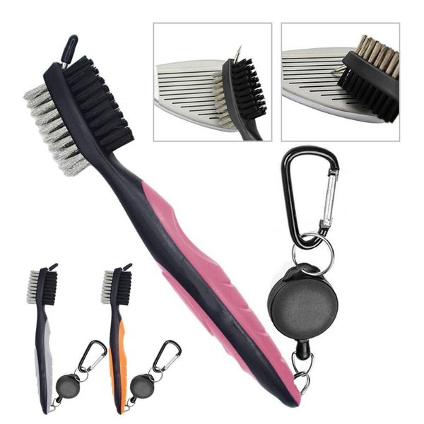 

golf training aids club brush pole putter double sided groove cleaner cleaning brushes for outdoor exercise sport decoration