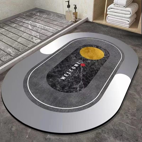 

bath mats mat non-slip bathroom carpet super absorbent quick drying toilet floor household oil-proof kitchen rug home decor