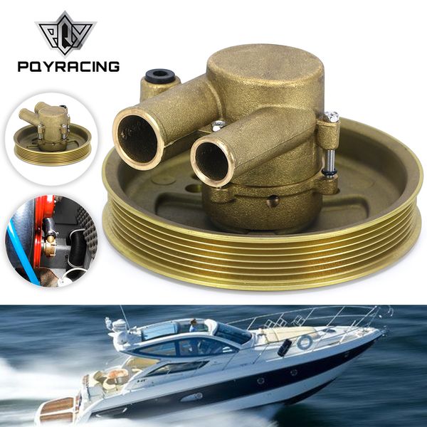 Bomba de água do impulsor do mar cru com polia serpentina 21212799 Substitua 3812519 para Volvo Penta V6 V8 4.3 5.0 5.7 PQY-DUP03