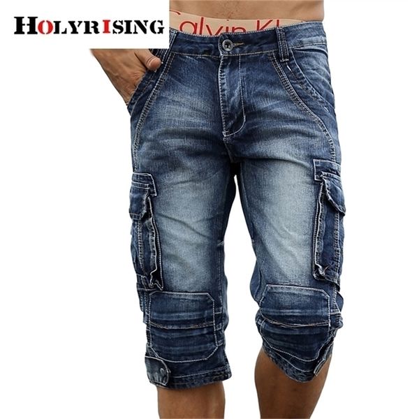 

men cargo shorts bermuda homme male fashion shorts washed denim short men jeans shorts homme 210330, White;black
