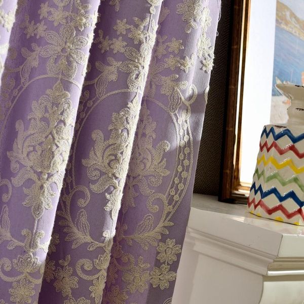 

simple european modern fashion cotton embroidered curtains, screens bedroom curtains girls curtain & drapes