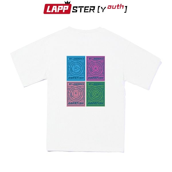 

men fashions geometric graphic shirts summer mens japanese streetwear vintage shirt male harajuku ees 210420, White;black