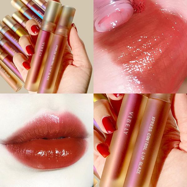 

lip gloss vibely waterdichte naakt glitter lippenstift makeup langdurige velve red mermaid shimmer stick cosmetica schoonheid