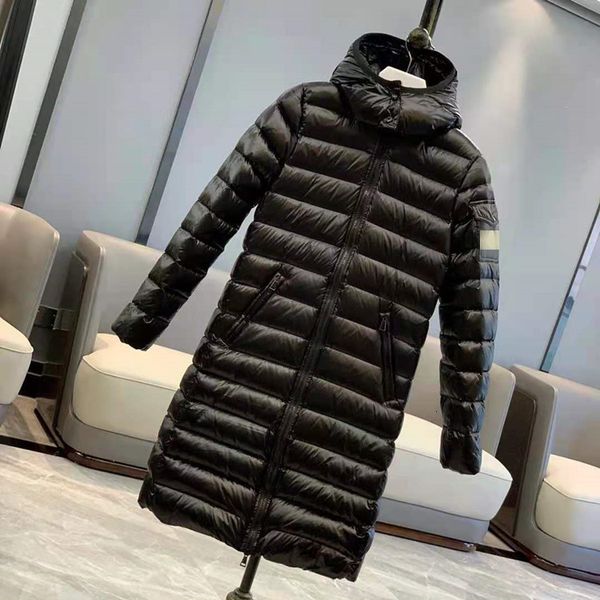 

down coat 2021 fameng jacket shuqi medium long slim fit winter m, Black