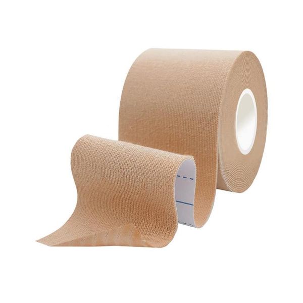 

elbow & knee pads 1 roll elastic bandage wrap self adhesive breathable cohesive rolls self-adherent tape band, Black;gray
