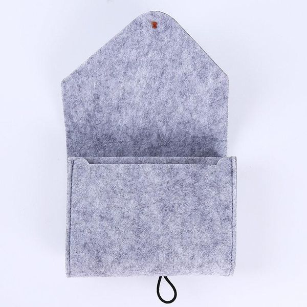 

creative power bank storage bag data cable travel organizer digital products mini felt pouch bags