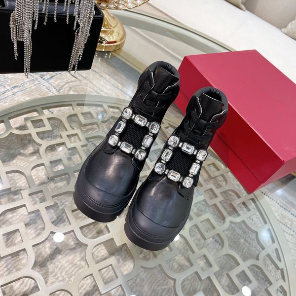 

designer flat women's shoes fashion luxury square diamond casual high cut love shoelace shoe box size 35-40, Red;white