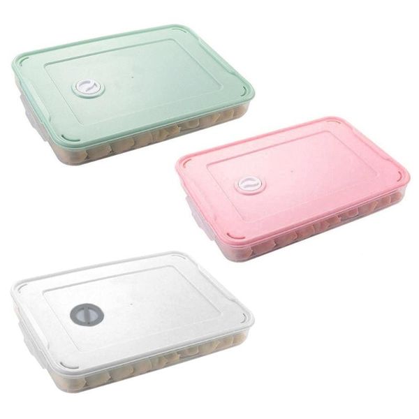 

storage bottles & jars 875a flat plastic box for kitchen refrigerator organization transparent food container fridge er holder