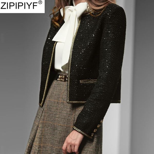 

two piece dress 2021 ladies woolen 2 skirt set spring runway women o-neck long sleeve jackets coats + plaid a-line, White