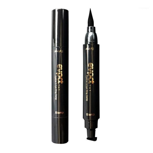 

evpct double head beauty black waterproof eyeliner long-lasting stamp liquid eye liner pen pencil makeup cosmetic tslm11