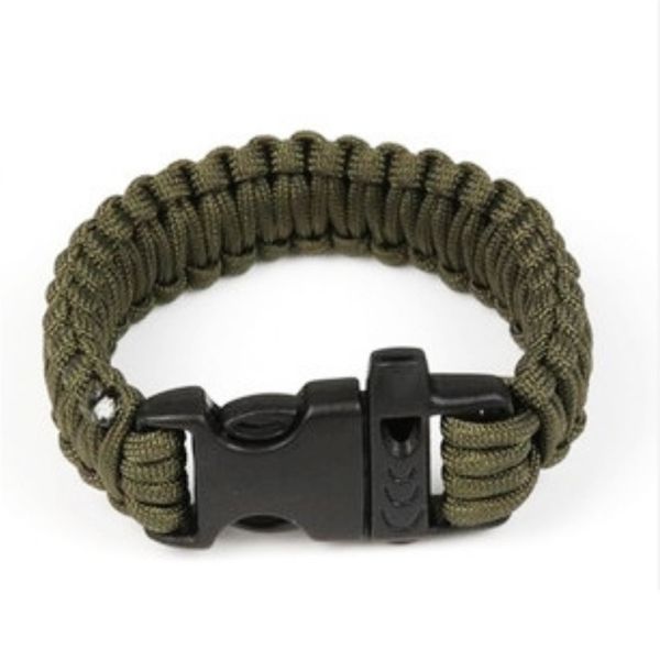 

seven core hand whistle survival umbrella rope woven outdoor sports bracelet
