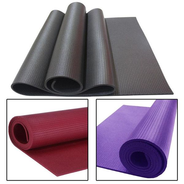 

183*61cm black yoga mat encrypted rubber natural same mats