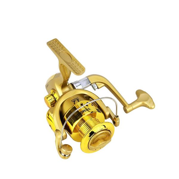 

plastic fishing spinning reel metal spool 5.5:1 1000-7000 wire cup reinforced nylon body sea rock tackle baitcasting reels