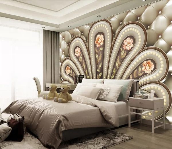

wallpapers 3d wallpaper mural large custom european rich art living room bedroom tv background wall decor