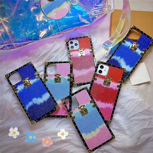 

fashion phone cases for iphone 12 mini 13 11 pro x xs xr max 6 s 7 8 plus pu leather colorful print designer cellphone cover case