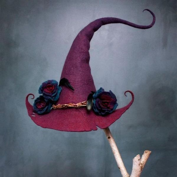 

party hats halloween witch costume props decoration