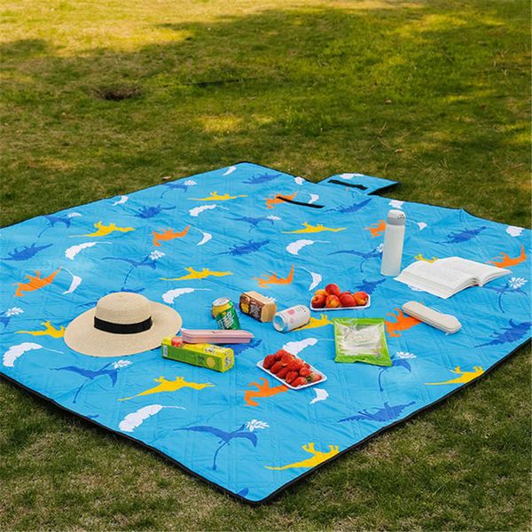 150x200 cm Waschbare feuchtigkeitsbeständige Picknickmatte Tuch Decke Outdoor Camping Zelt Kissen Strand Garten Grill Wasserdichte Pad Y0706